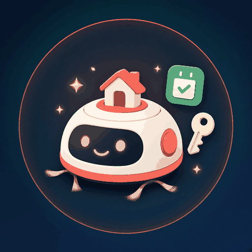 Turnover 3D Robot Hoover mascot